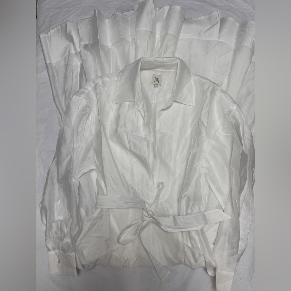 Helsa The Musee Midi Dress in White - Picture 4 of 9